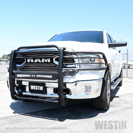 Westin Automotive 09-18 RAM 1500(EXCL REBEL)SPORTSMAN X GRILLE GUARD TEXTURED BLACK 40-33545